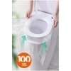 100lü Hijyenik Kullan At Klozet Kapağı Poşeti Örtüsü Yaşlı Hasta Çocuk İçin Klozet Poşeti