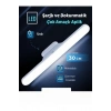 Dokunmatik Led Usb Şarjlı Aplik Kablosuz Mıknatıslı Lamba 3 Farklı Işık Rengi