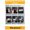 Deluxe Güneş Enerjili Usb Şarjlı Otomatik Sterilizatörlü Diş Macun Sıkacağı  4 Adet Fırçalığı Tutucu