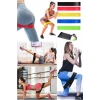 5 Li Set Aerobik Bandı Fitness Egzersiz Plates Direnç Lastiği Crossfit Kas Germe Ve Jimnastik Seti