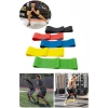 5 Li Set Aerobik Bandı Fitness Egzersiz Plates Direnç Lastiği Crossfit Kas Germe Ve Jimnastik Seti