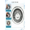 Paslanmaz Çelik Süzgeç Lavabo Evye Filtre Mutfak Gider Süzgeci Ve Tıkacı Çift Yönlü (8 CM)