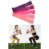 5 Adet TPE Fitness Direnç Bant Seti - Kalça, Bacak, Pilates ve Güç Antrenmanı