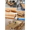 Ahşap Görünümlü Yapışkanlı Folyo Mobilya Yenileme Kağıdı 500x60cm Mobilya Yenileme Tezgah Dolaplar