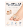 Ayak Baş Parmak Kemik Eğriliği Düzeltici Halluks Valgus Parmak Koruyucu Silikon Gece Gündüz Aparat L