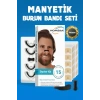 Horlama Önlemeye Yardımcı Mıknatıslı Burun Dilatörü 4lü Set - Siyah-15 Li