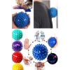 Profesyonel Fitness Cardio Pilates Büyük Boy 8 Cm Dikenli Kas Duyu Uyarıcı Masaj Topu Spor Set