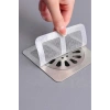 1 Adet Kendinden Yapışkanlı Gider Kapatıcı Pislik Tutucu Banyo Gider Kapağı Çok Amaçlı Çelik Bant