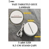 Neon Etkili LED Yazı Tahtalı Gece Lambası – 5V, 5 LED, Silgili Not Panosu