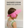 Ayarlanabilir Bebek Banyo Şapkası 1 adet pembe duş şapka bebek şampuan