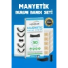 Horlama Önleyici Mıknatıslı Burun Bandı 30lu Set, Premium Horlama Azaltıcı Estetik Siyah Dilatör