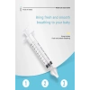 Yıkanabilir Yumuşak Silikon Uçlu Bebek Burun Temizleme Burun Açıcı Yıkama Şırıngası Aparat (10 Ml)