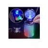 Oto İçin Renkli LED Küllük Kapaklı, Işıklı Tasarım