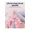24 Tekerlekli Bacak Incelten Sıkılaştıran Masaj Aleti(PEMBE)