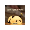 Sevimli Panda LED Gece Lambası, Şarj Edilebilir, Dokunmatik Kontrol, Masaüstü Dekoratif Lamba Hediye