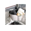 Musluk Üstü Lavabo Organizeri Süngerlik – Su Tahliyeli Sünger ve Fırça Düzenleyici
