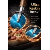 Paslanmaz Çelik Pizza Kesici Döner Bıçak Ahşap Saplı Pizza Ruleti Hamur Kesici