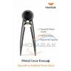 Metal Ceviz Kıracağı Dayanıklı Ergonomik Kaymaz El Ceviz Fındık Kırıcı Kuruyemiş Kıracağı