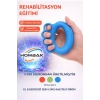El Egzersiz Aparatı Silikon Parmak Güçlendirici Rehabilitasyon Kas Geliştirici Stres Giderici Orta
