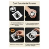 Kırmızı Valfli Gider Koku Önleyici Süzgeç – Silikon Contalı Sızdırmaz Gider Kapağı