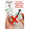 Taşınabilir Nebulizatör Mesh Buhar Makinesi Type-C Şarjlı Hava Makinesi Başlık Hediyeli