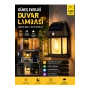 Solar Güneş Enerjili Duvar Lambası Beyaz Işık Hareket Sensörlü Bahçe Garaj Ev Aydınlatma