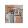 Hareketli Dolap İçi Pantolon Kravat Şal Askı Sistemi Düzenleyici Katmanlı Askılık Organizer