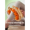 13 Tekerlekli Sıkılaştırıcı Selülit Karşıtı Kas Gevşetici Masaj Aleti Lenf Drenaj Rulosu