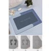Özel Banyo Paspası Kaymaz Tabanlı Su Emici Yapı 40x60cm Kare