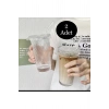 2 Adet 400 ml Kapaklı Pipetli Origami Stil Bardak | Kahve Ve Sunum