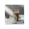 2 Adet 400 ml Kapaklı Pipetli Origami Stil Bardak | Kahve Ve Sunum
