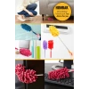 Teleskopik Mikrofiber Pratik Uzayabilen Toz Alma Fırçası Aparatı Trend100340