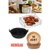 Airfryer Izgara Teli Pişirme Silikon Kab Pişirme Kağıdı Fritöz Paslanmaz Izgara Teli