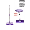 Mor Teleskopik Mandallı Mikrofiber Sihirli Mop Yüzey Temizleyici (duvar,fayans,yer,cam)