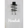Siyah Fön Makinesi Askısı Saç Kurutma Makinesi Tutacağı Yapışkanlı