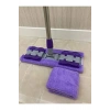 Mor Teleskopik Mandallı Mikrofiber Sihirli Mop Yüzey Temizleyici (duvar,fayans,yer,cam)