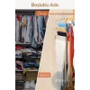 2 Li Set Dekoratif Metal Dolap Içi Krom Pantalon Askısı 2 Adet Askı