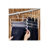 Şeffaf Plastik Pantalon Eşarp Askısı 4 Katlı