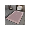 Pembe Sihirli Su Emici Banyo Paspası Kaymaz Tabanlı Abdest Paspası 3,5 Mm 40x60