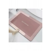 Pembe Sihirli Su Emici Banyo Paspası Kaymaz Tabanlı Abdest Paspası 3,5 Mm 40x60