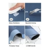 Mavi Sihirli Su Emici Banyo Paspası Kaymaz Tabanlı Abdest Paspası 3,5 Mm 40x60