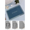 Sihirli Su Emici Banyo Paspası Kaymaz Tabanlı Abdest Paspası 3,5 Mm 40x60