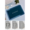 Sihirli Su Emici Banyo Paspası Kaymaz Tabanlı Abdest Paspası 3,5 Mm 40x60