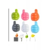 6lı El Model Yapışkanlı Fiş Askısı Kablo Tutucu Düzenleyici Organizer Set