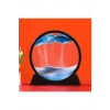 7 Inç Hareketli Kum Sanatı Resim Sandscapes Yuvarlak Cam 3d Derin Deniz Kumu