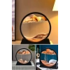 Kırmızı 3d Hareketli Kum Saati Orta Boy, Hareketli Kum Sanatı , Dekoratif Kum Saati