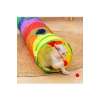 Kedi Tüneli Pratik Katlanır Gökkuşağı Uzun Kedi Köpek Oyun Tüneli Evcil Hayvan Oyun Tüneli Petshop