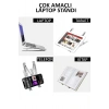 Laptop Altlığı  Ayarlanabilir Macbook Notebook Yükseltici  Metal Dizüstü Bilgisayar Tutucu Aksesuar