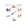 Evcil Hayvan Tüy Açıcı Tarak Ergonomik Kıtık Açıcı Tarak Köpek Fırçası Pire Bit Temizleme Kedi Evi