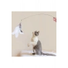 Vantuzlu Tüylü Zilli Olta Kedi Oyuncağı 2 Oltalı